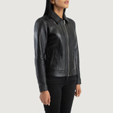 Noran Black Leather Jacket